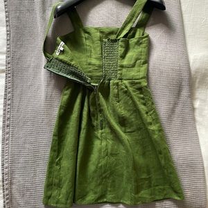Green Mini Reformation Dress